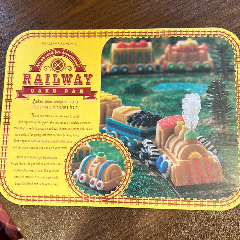 Railway Cake Pan Williams Sonoma